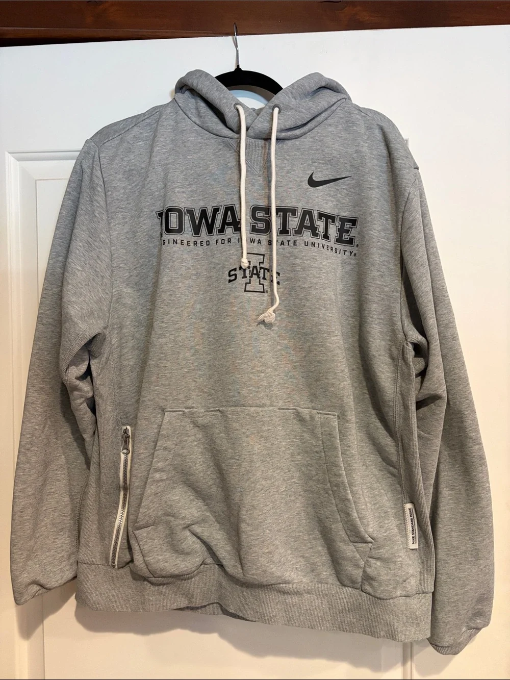 Nike Gray Iowa State Pullover Hoodie